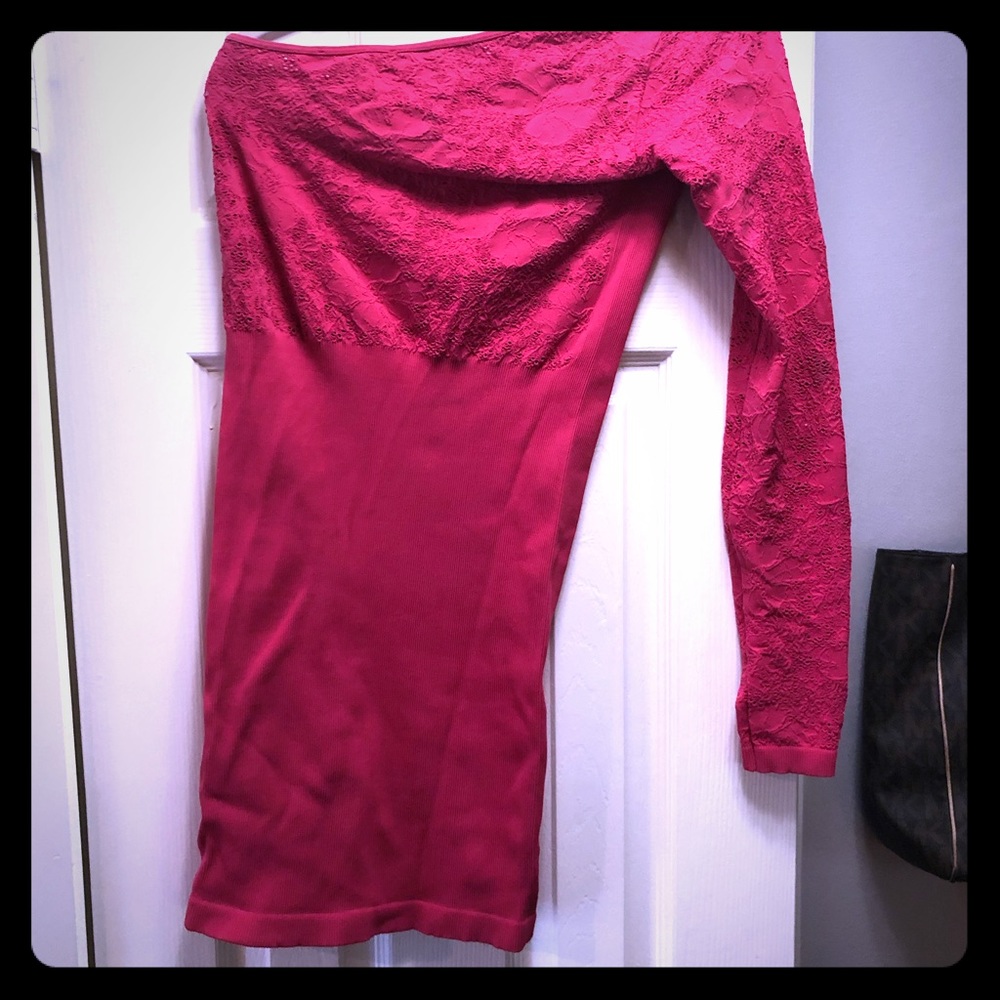 Hot pink BCBG dress